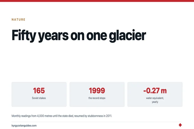 Abramov Glacier: Fifty Years of Measuring One Piece of Ice