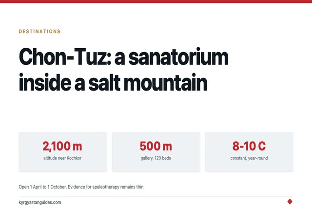 Chon-Tuz: The Salt Mine Sanatorium Inside a Kyrgyz Mountain