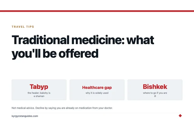 Traditional Medicine in Kyrgyzstan: What You'll Be Offered