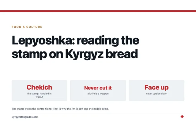 Lepyoshka: Reading the Stamp on Kyrgyz Bread