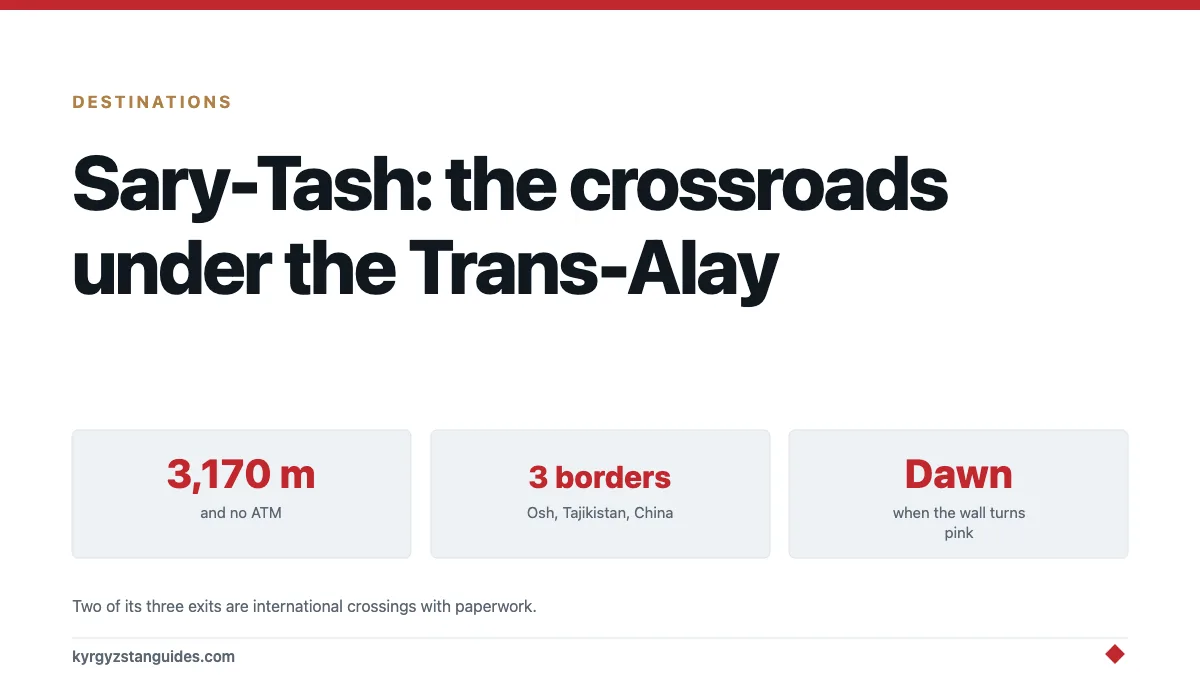 Sary-Tash: The Crossroads Under the Trans-Alay